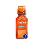 Vicks DayQuil Regular 8 oz para alivio de resfriado y gripe