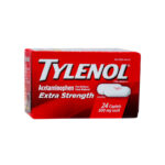 Tylenol Extra Strength, analgésico de 24 caplets para alivio temporal del dolor y la fiebre