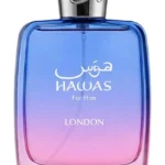 Perfume masculino RASASI Hawas London Eau de Parfum 100 ml, aroma especiado y ámbar