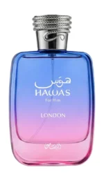 Perfume masculino RASASI Hawas London Eau de Parfum 100 ml, aroma especiado y ámbar