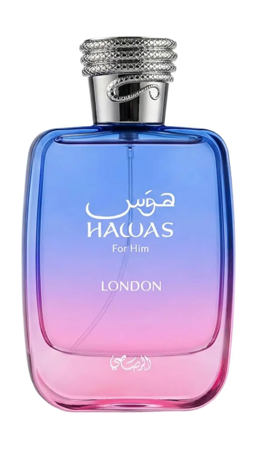 61HkLHWWjL.webp Perfume masculino RASASI Hawas London Eau de Parfum 100 ml, aroma especiado y ámbar - Imagen 1