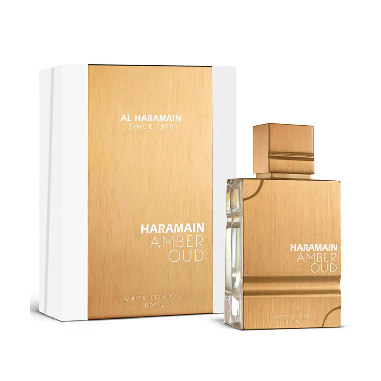 61XVJcskBJL.webp Perfume Eau de Parfum Al Haramain Amber Oud White Edition unisex 100 ml - Imagen 1