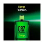 Eau de Toilette Cristiano Ronaldo CR7 Energy para hombre, fragancia fougère amaderada verde - Imagen 3
