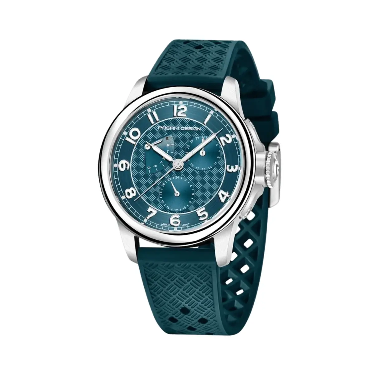 pd-1780-blue-1787801.webp Reloj de pulsera Pagani Design PD-1780 con caja de y cristal de zafiro - Imagen 1