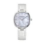 Reloj de pulsera Pagani Design PD-1825 blanco, caja de 32 mm y perfil delgado