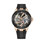Reloj automático mecánico Pagani Design PD-YS030 esqueletizado Rose Gold Black